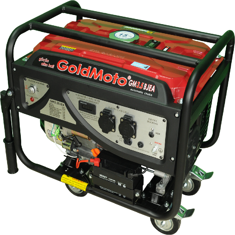 Генератор бензиновий GOLDMOTO 1 фаза (220В), 2,8кВт, (GM-35-BJEA)